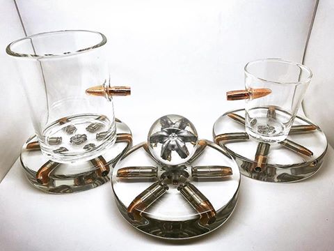 4" Bullet Coasters set of 4