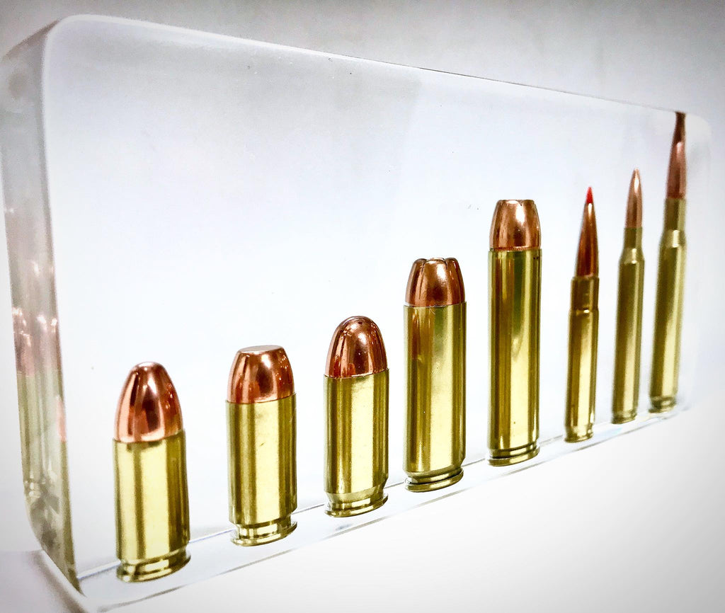 Large Block Display Multiple Calibers 9mm - 308 Win
